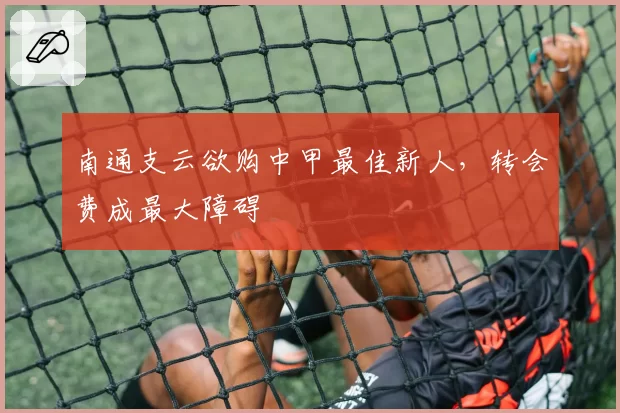南通支云欲购中甲最佳新人，转会费成最大障碍